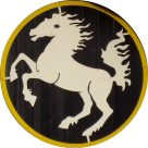 Das Wappenpferd von Wanne-Eickel (ein wei�es R�ssl?) (Foto: Herner Symphoniker/Achim Hohlfeld.)